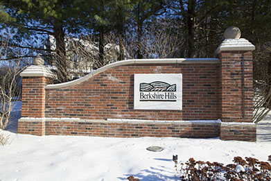 Entry sign for Berkshire Hills